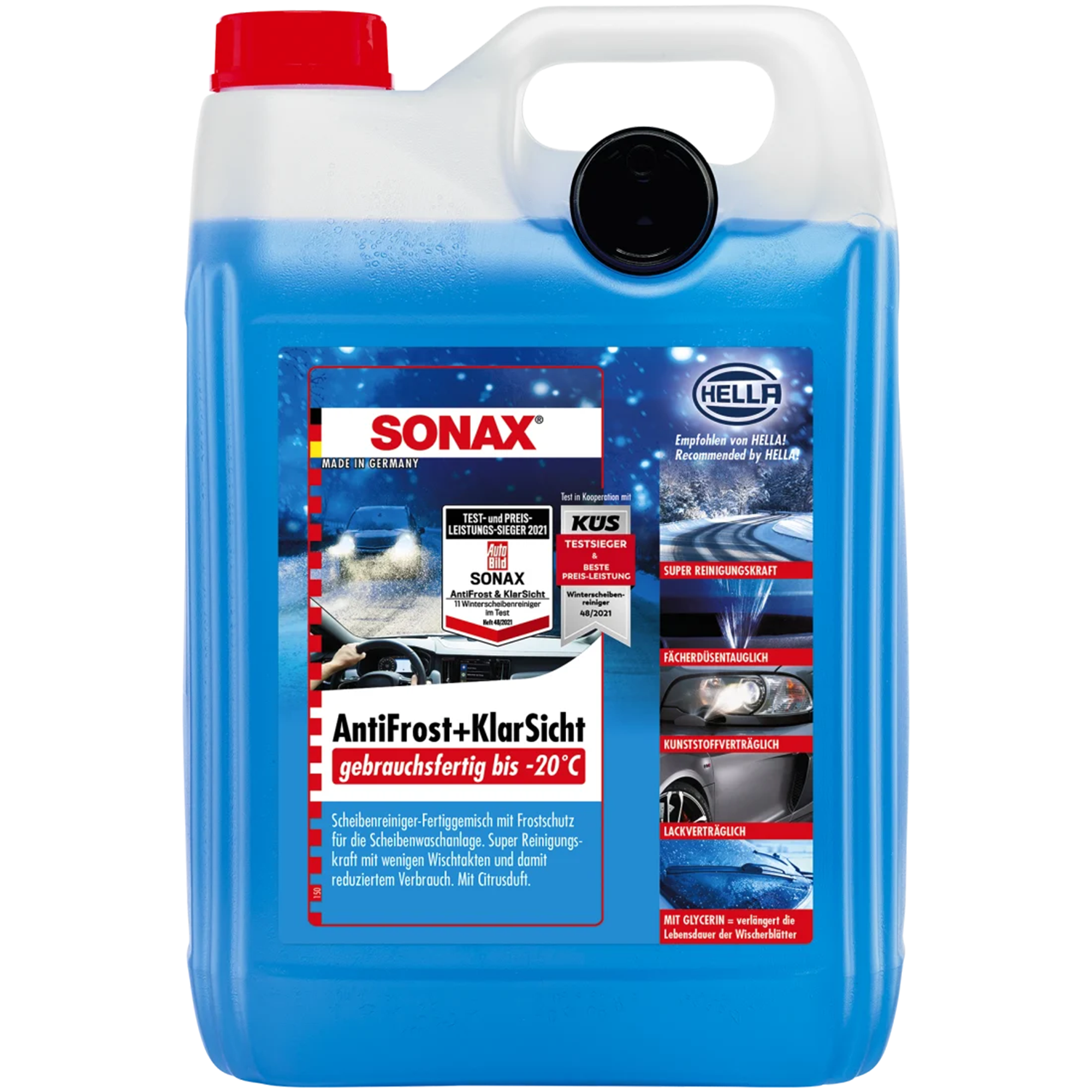 SONAX Antifrost & Klarsicht - gebrauchsfertig bis -20°C – KFZ-Teile- Brinkmann
