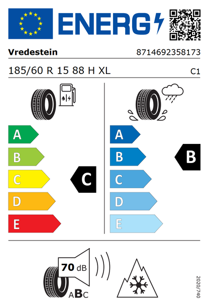 Vredestein Quatrac 185/60 R15 88H Ganzjahresreifen