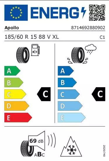 Apollo Alnac 4G All Season 185/60 R15 88V Ganzjahresreifen