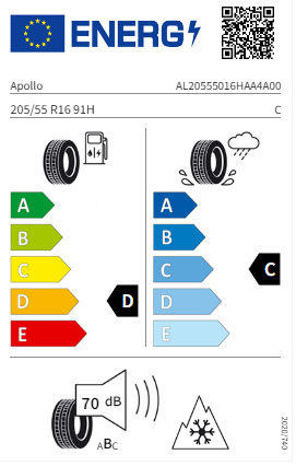 Apollo Alnac 4G All Season 205/55 R16 91H Ganzjahresreifen