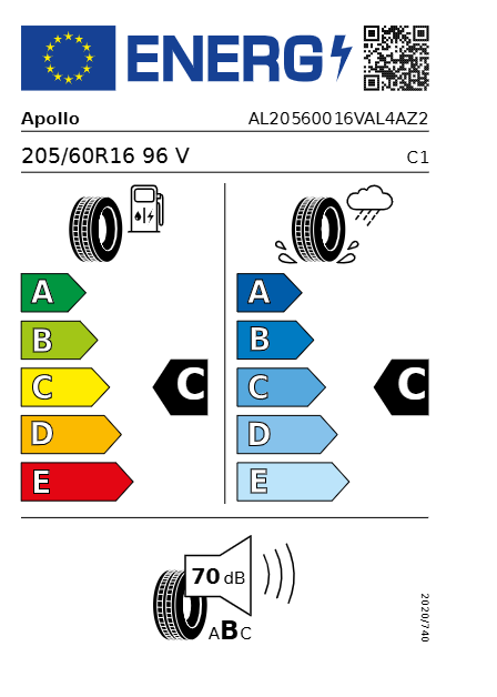 Apollo Alnac 4G 205/60 R16 96V XL Sommerreifen