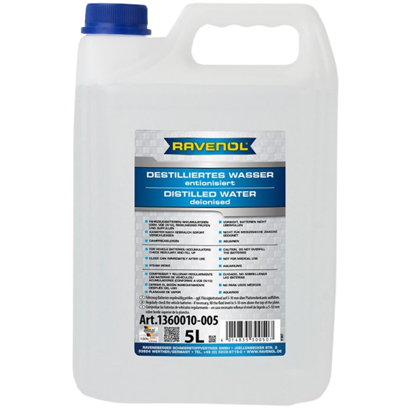 Ravenol destilliertes Wasser