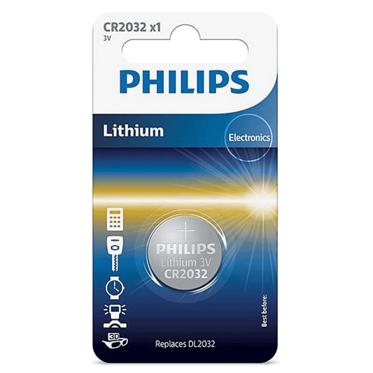 PHILIPS CR2032 - 3,0V Knopfzelle